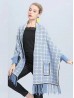 Cashmere Feeling Designer Inspired Sleeved Cape with Pockets